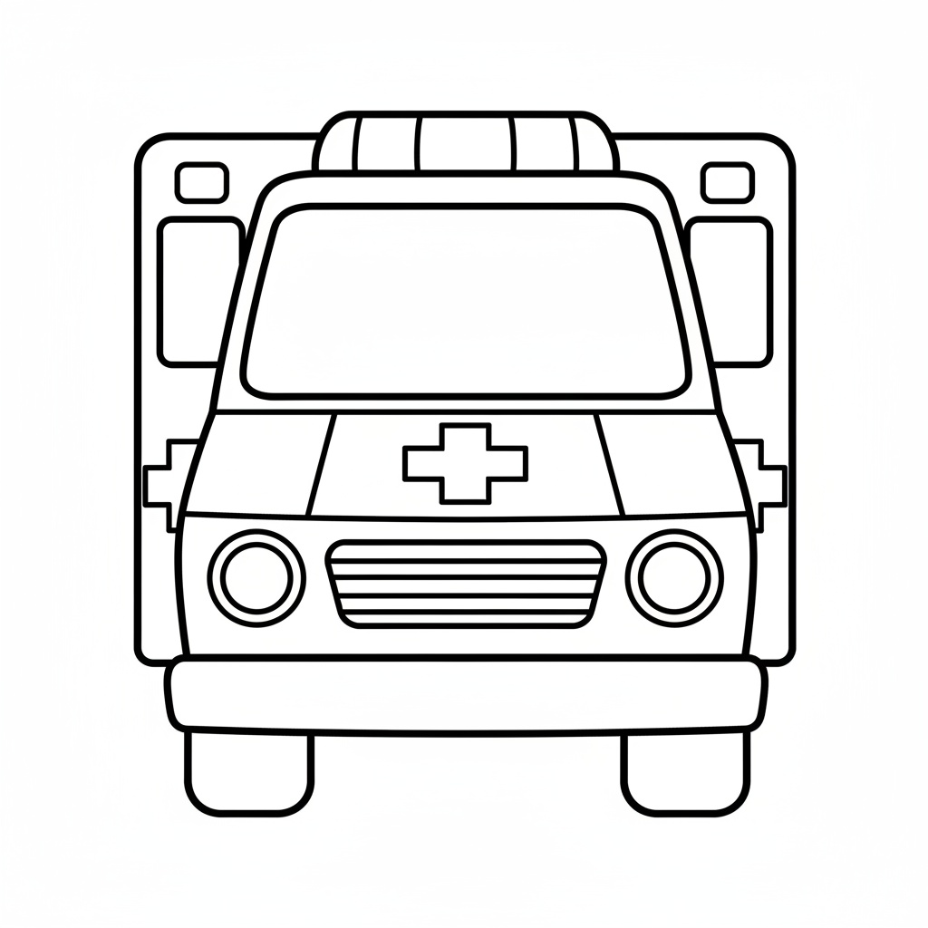 Ambulans framifrån