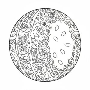 Dekorativ melon carving för skolbarn