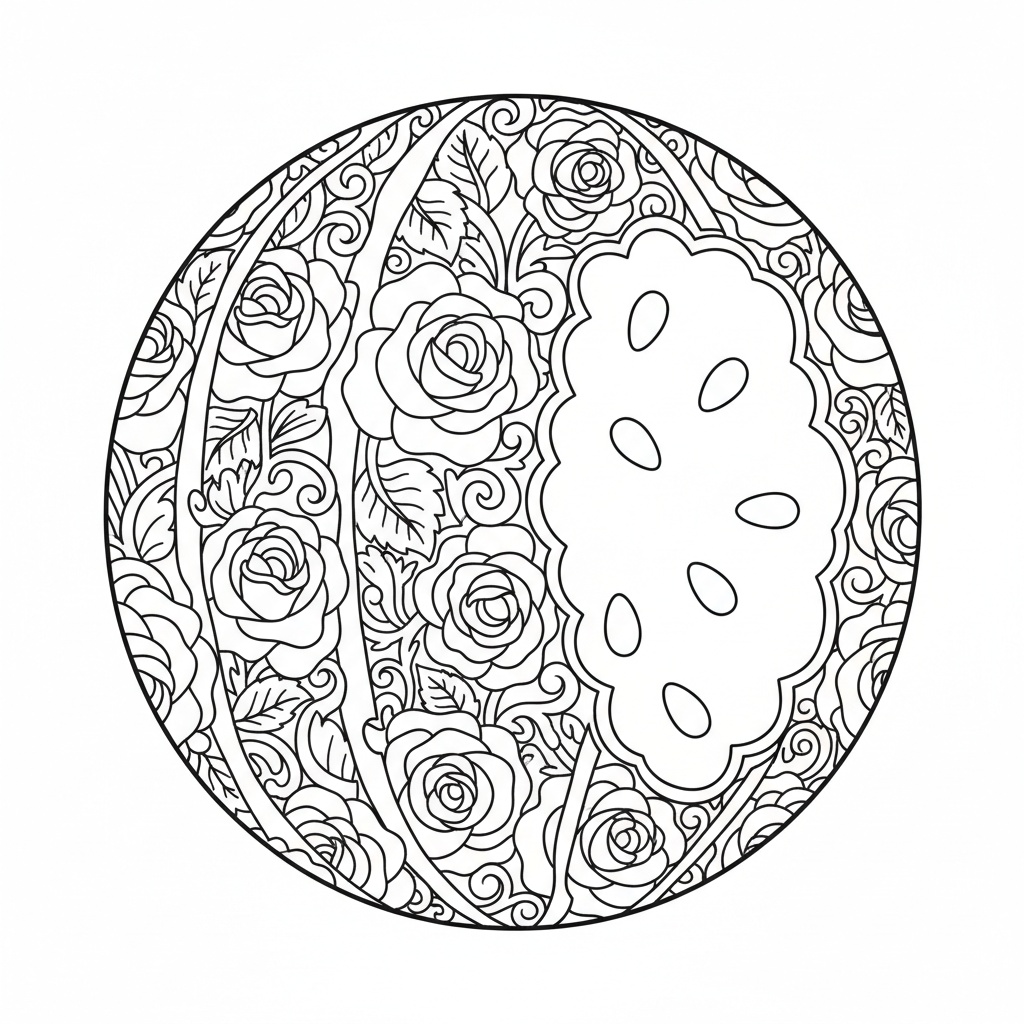 Dekorativ melon carving för skolbarn