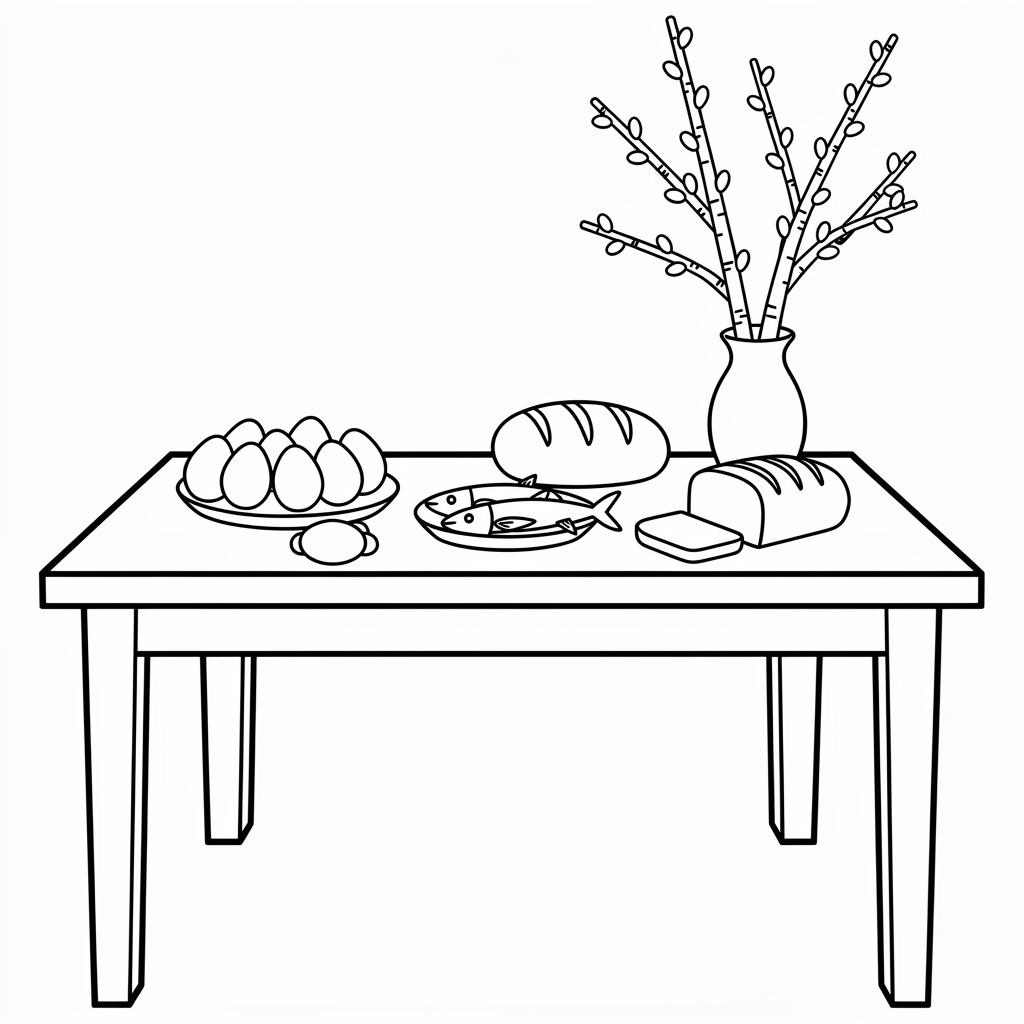 Dukat påskbord med god mat