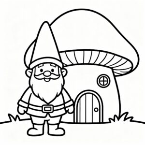 Färgläggning av tomte i svamphus