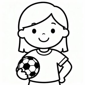 Fotboll med boll – vänlig stil