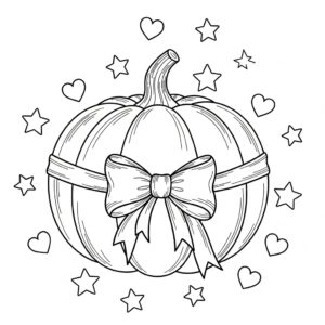 Glad pumpa målarbild