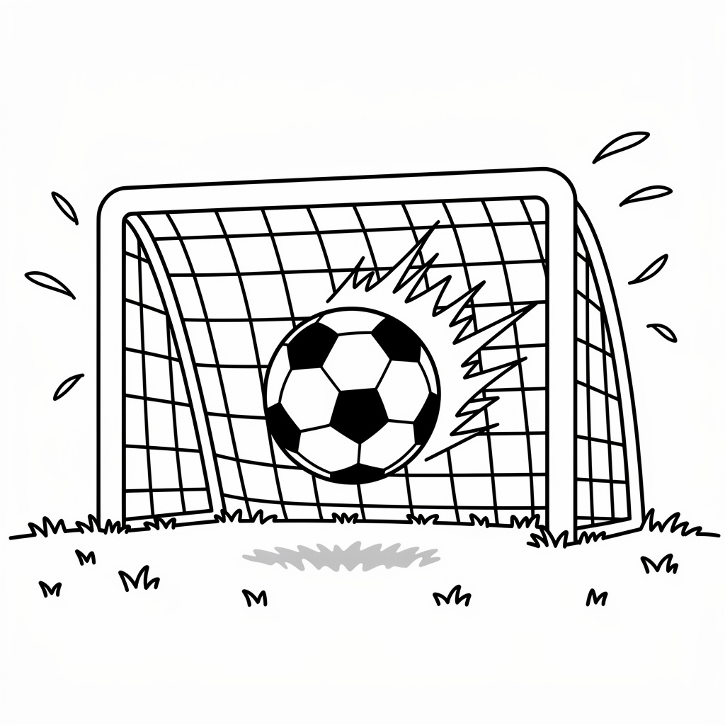Gratis fotbollsboll att färglägga i nätet