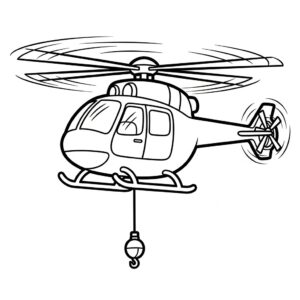 Helikoptrar som flyger i luften målarbilder