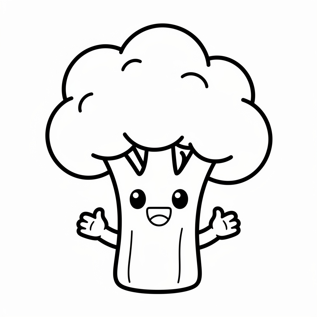 Grönsak: vänlig broccoli