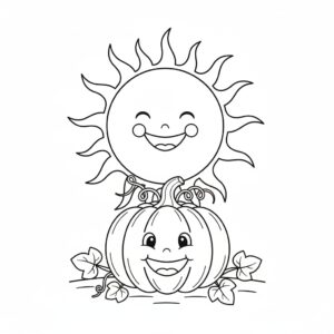 Halloween och den leende solen