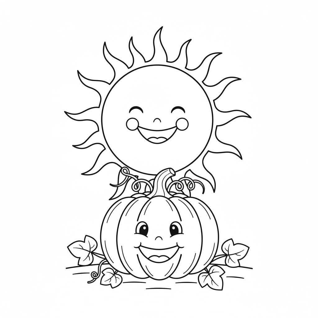 Halloween och den leende solen