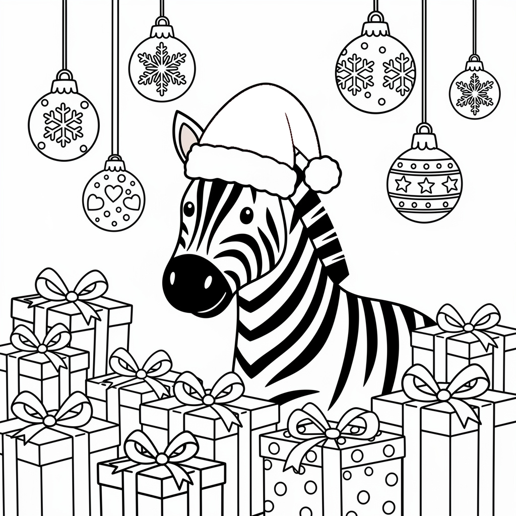 Julzebra bland festliga presenter