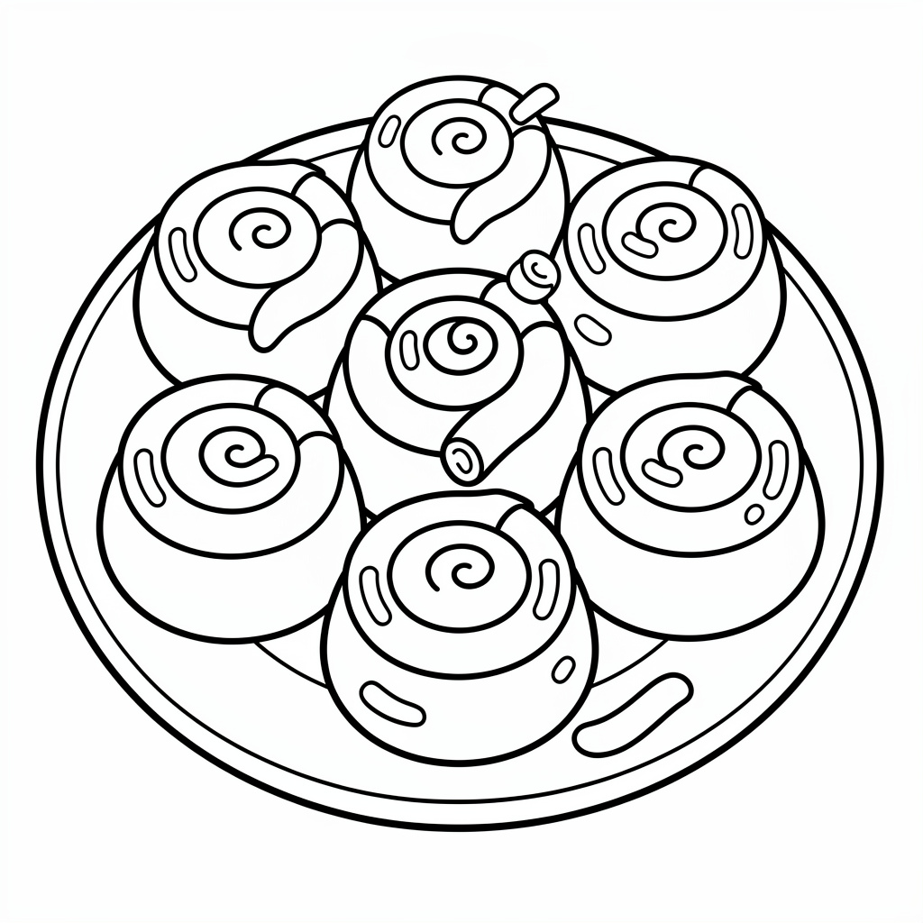 Kanelbullens dag på ett stort fat