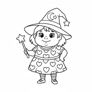 Leende Halloween målarbild