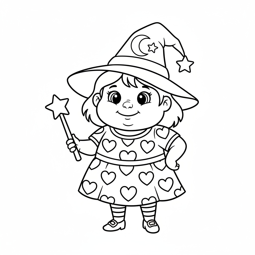 Leende Halloween målarbild