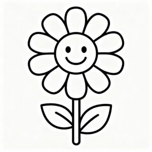 Vackra blommor i en trädgård målarbilder