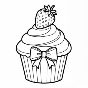Goda kakor, bakverk och cupcakes målarbilder