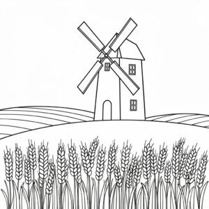 Nedladdningsbar PDF landskapsmålarbild