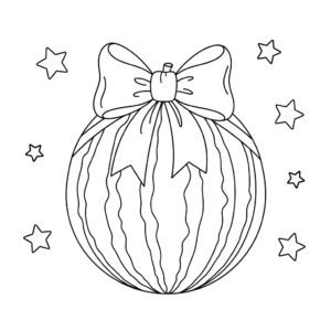Nedladdningsbar vattenmelon målarbild PDF