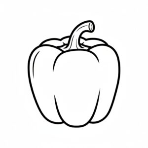 Paprika med vänligt utseende