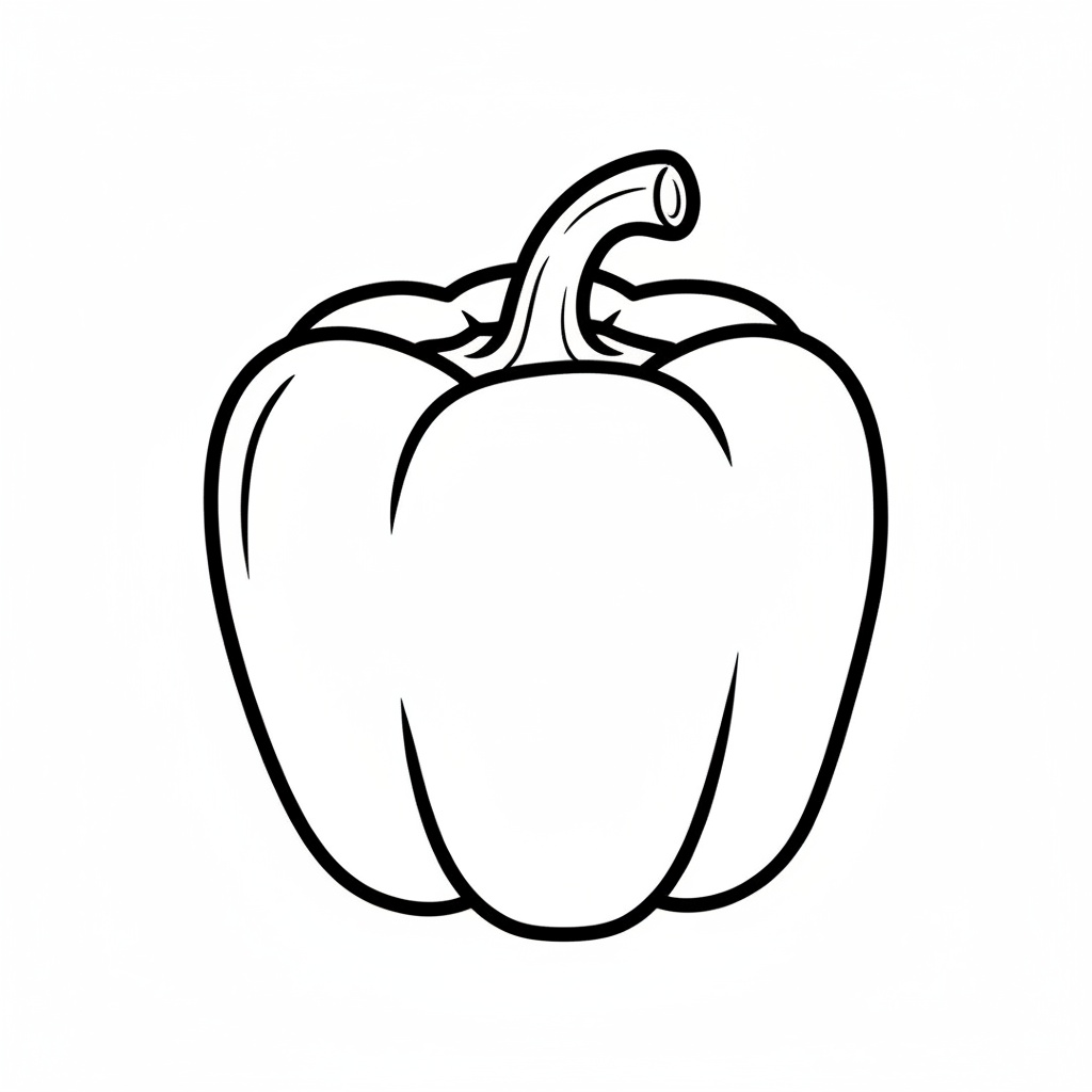 Paprika med vänligt utseende