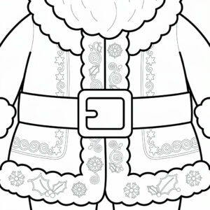 Praktfull tomtedräkt med detaljer