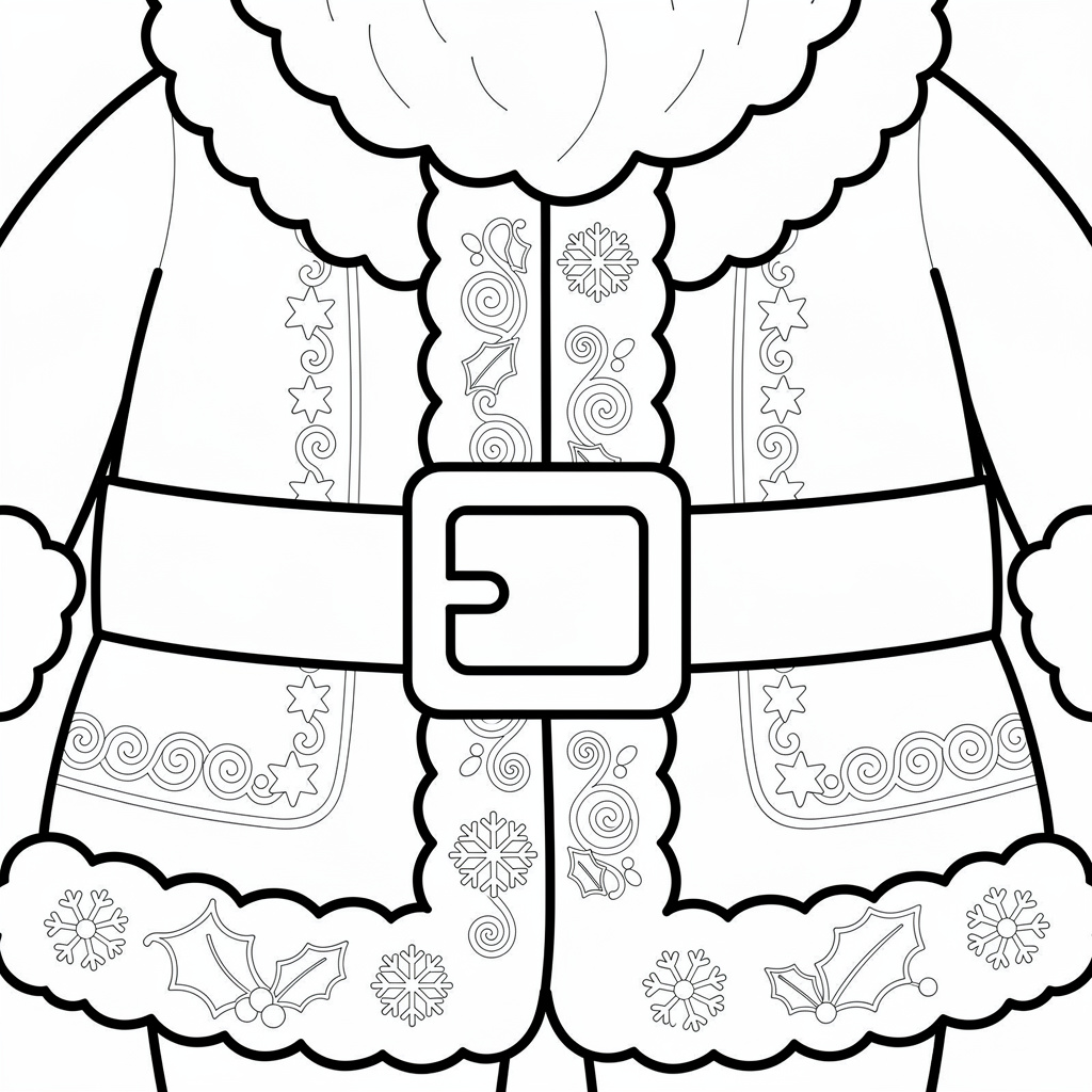 Praktfull tomtedräkt med detaljer