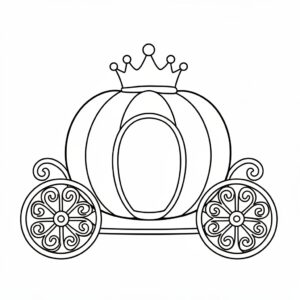 Pumpateckning: Askungens vagn