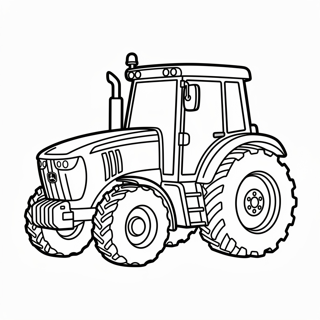 Traktor i John Deere-stil