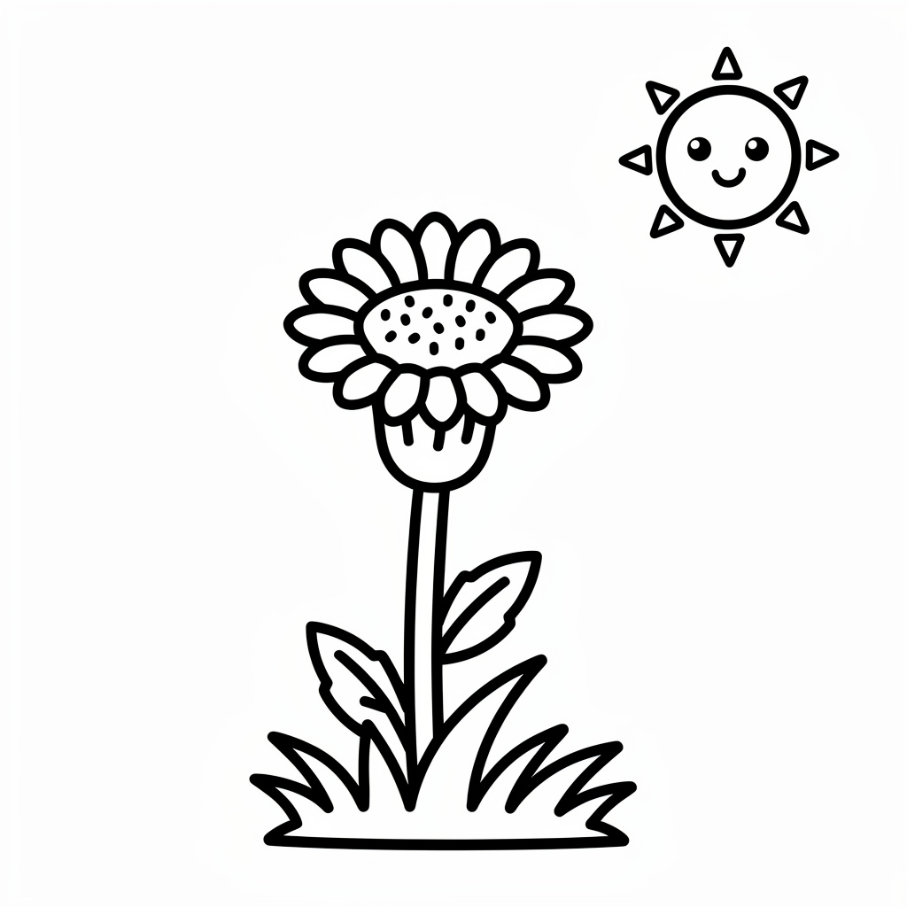 Tussilago som vaknar i gräset