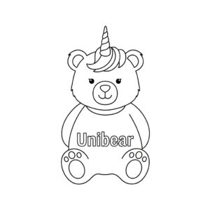 Unibjörn – en speciell målarbild