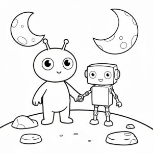 Utomjording med robotvän