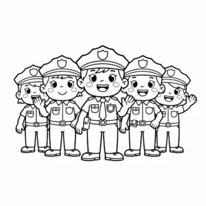 Vänliga poliser väntar