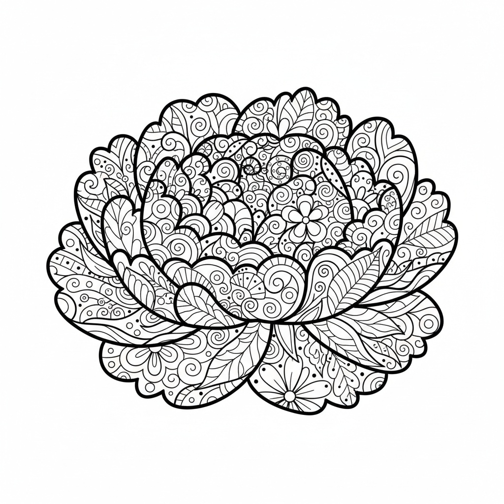 Zentangle pion för vuxna